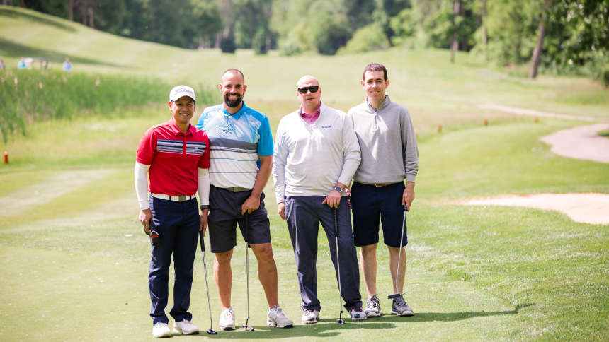 LCHS Golf Classic team