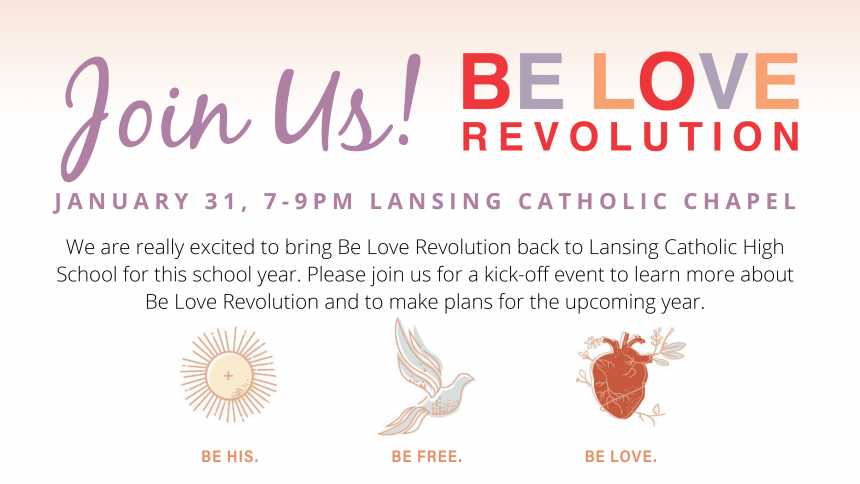 Join us at Be Love Revolution on January 31